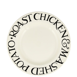 Emma Bridgewater Black Toast Roast Chicken 10.5 Inch Plate